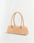 Devon Suede Shoulder Bag by itself front/side
