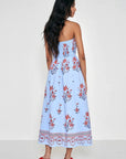 Simona Dress full body back view on model