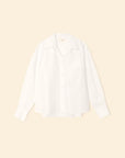 White Monroe Shirt on a beige background