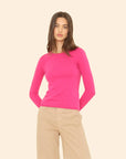 Crewe Sweater Flamboyant front