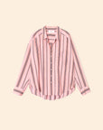 Xirena striped button up shirt front view