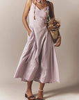 Bardot Dress, front, hand in pocket