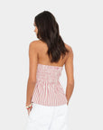 Nora Top back view on model