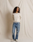 Ziggy Inside Out Sweatshirt Whitecap Grey front