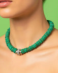 Dew Necklace on model