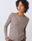 Prava Two-Piece Top front view, untucked