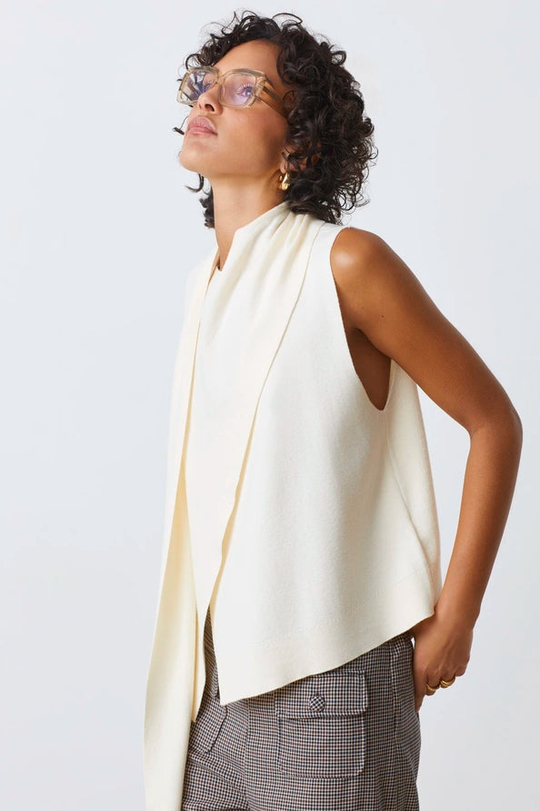 Pheres Sweater Scarf Top side view