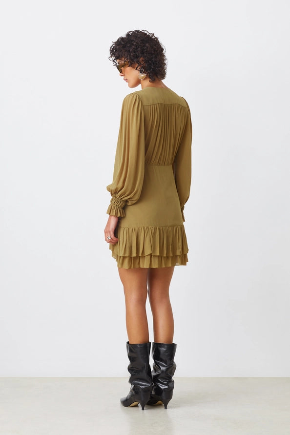 Clelia Long Sleeve Mini Dress back