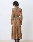 Cosmos Leopard Dress back