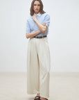 Rim Pleated Jeans front