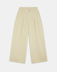 Rim Pleated Jeans laid flat