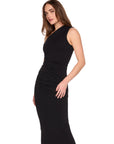 One Arm Gathered Dress side view