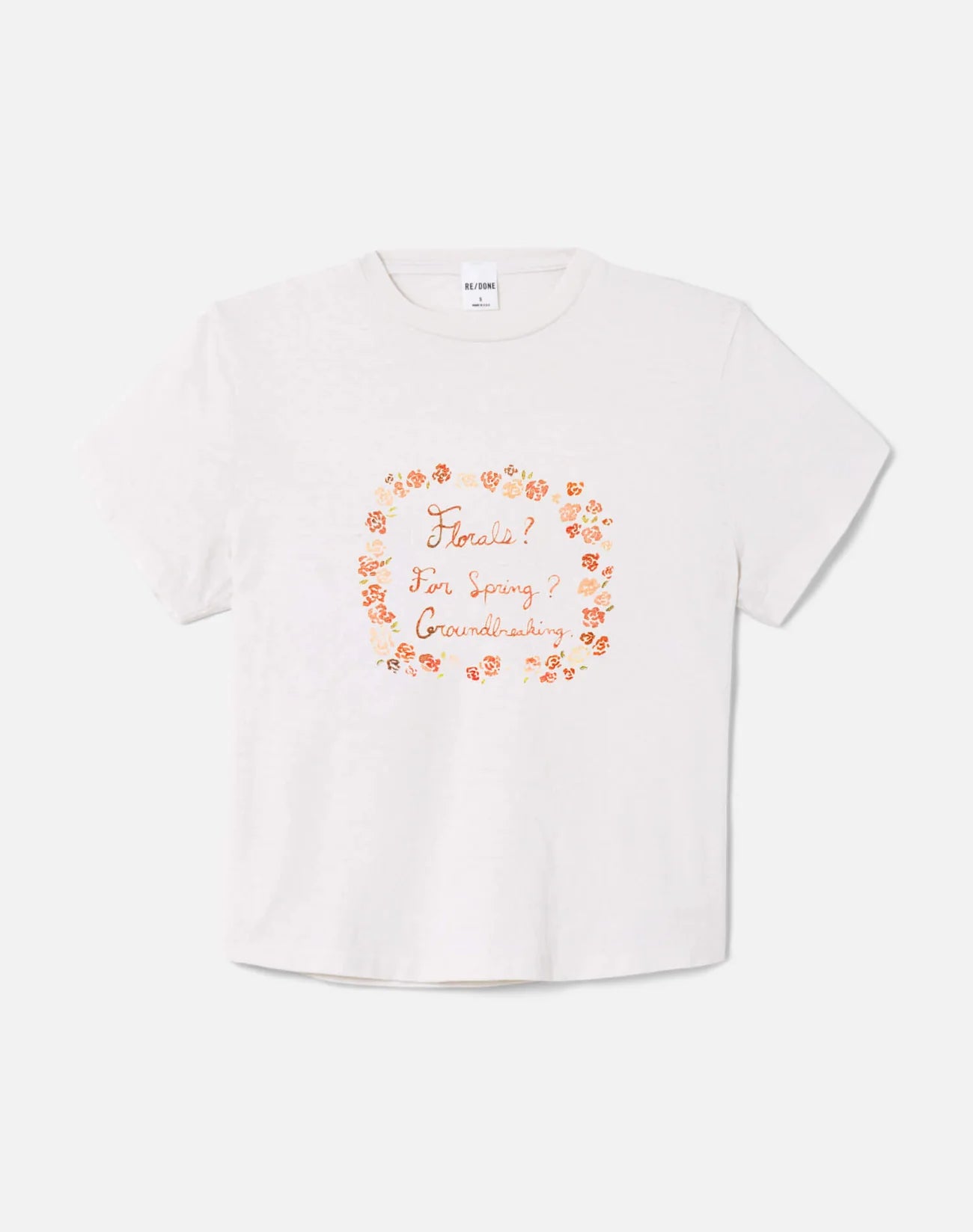 1950s Boxy Tee Florals front