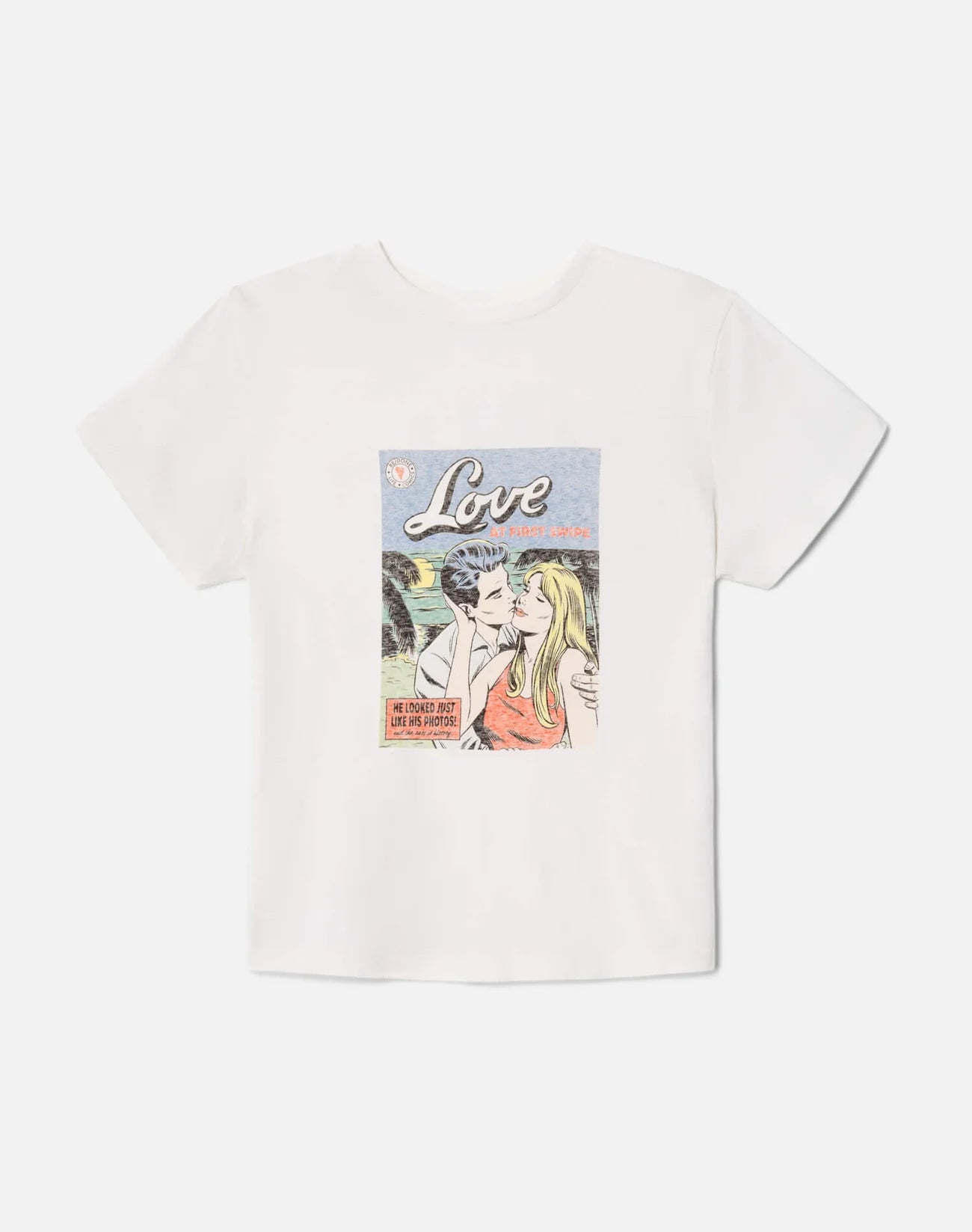 Classic Swipe Tee laid flat, front