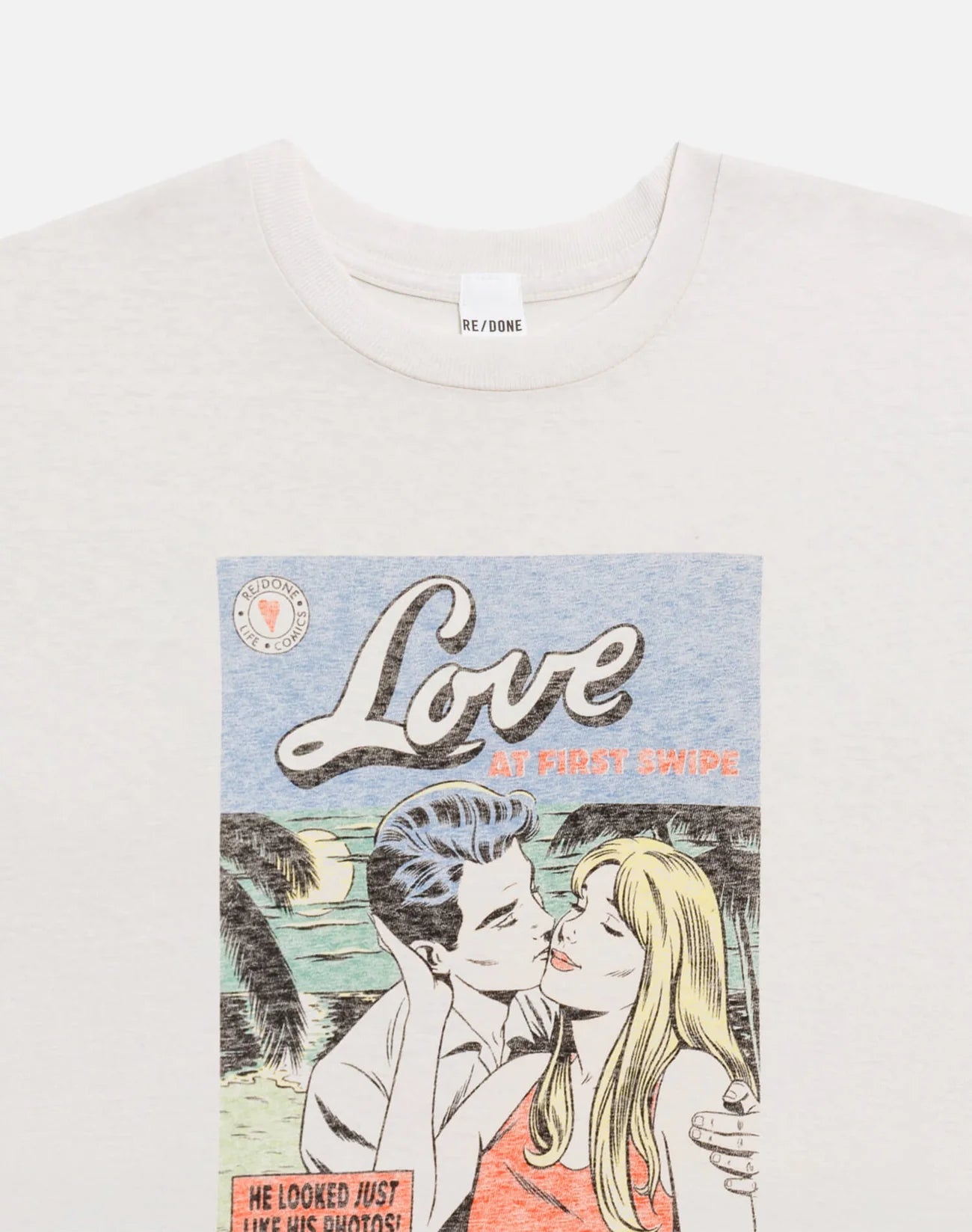 Classic Swipe Tee close up graphic detail
