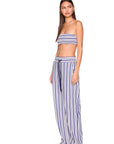 Stripe Drawstring Pant side view