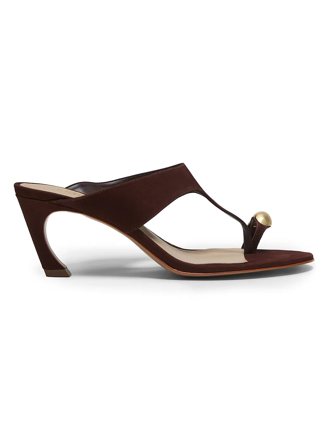 Maise Low Curved Heel side view