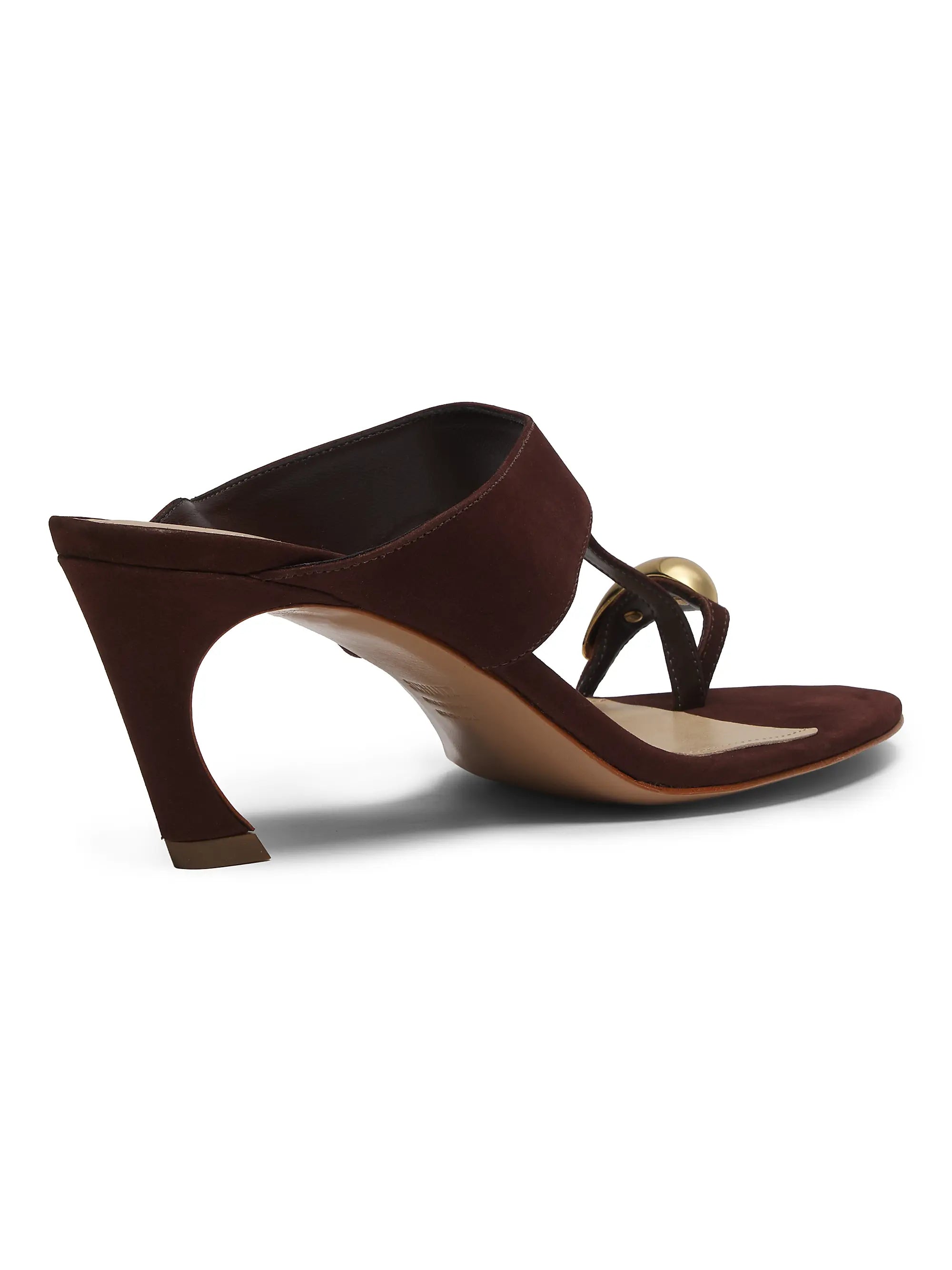 Maise Low Curved Heel back view