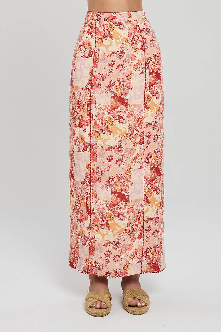 Selca Midi Skirt close up front