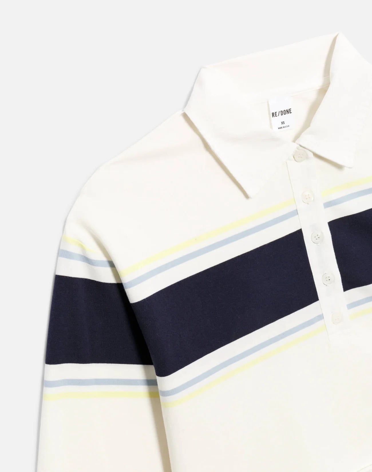 Cut Off Rugby Polo close up front
