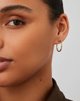 Mini Icon Hoops on model