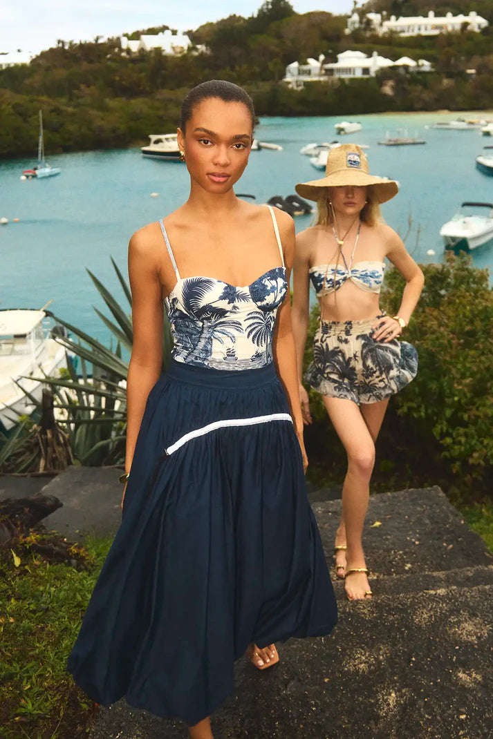 Nevis One Piece Bermuda Toile