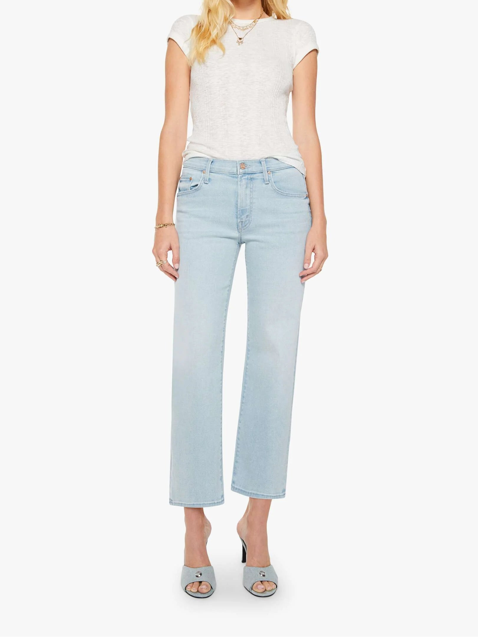 The Mid Rise Rambler Zip Ankle full body front