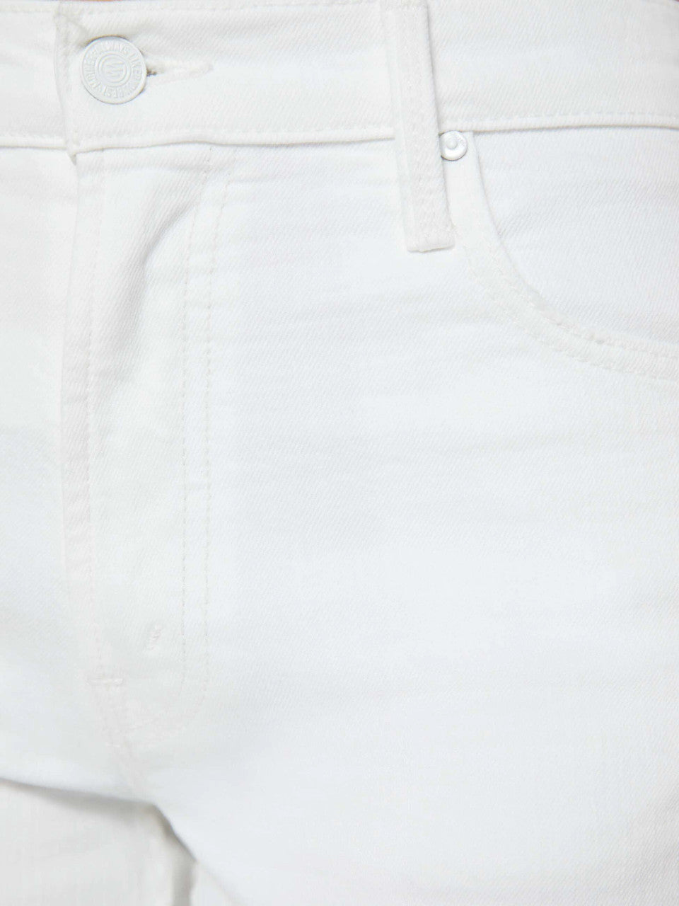 Mother the Spinner Zip Sneak in Totally Innocent front close up