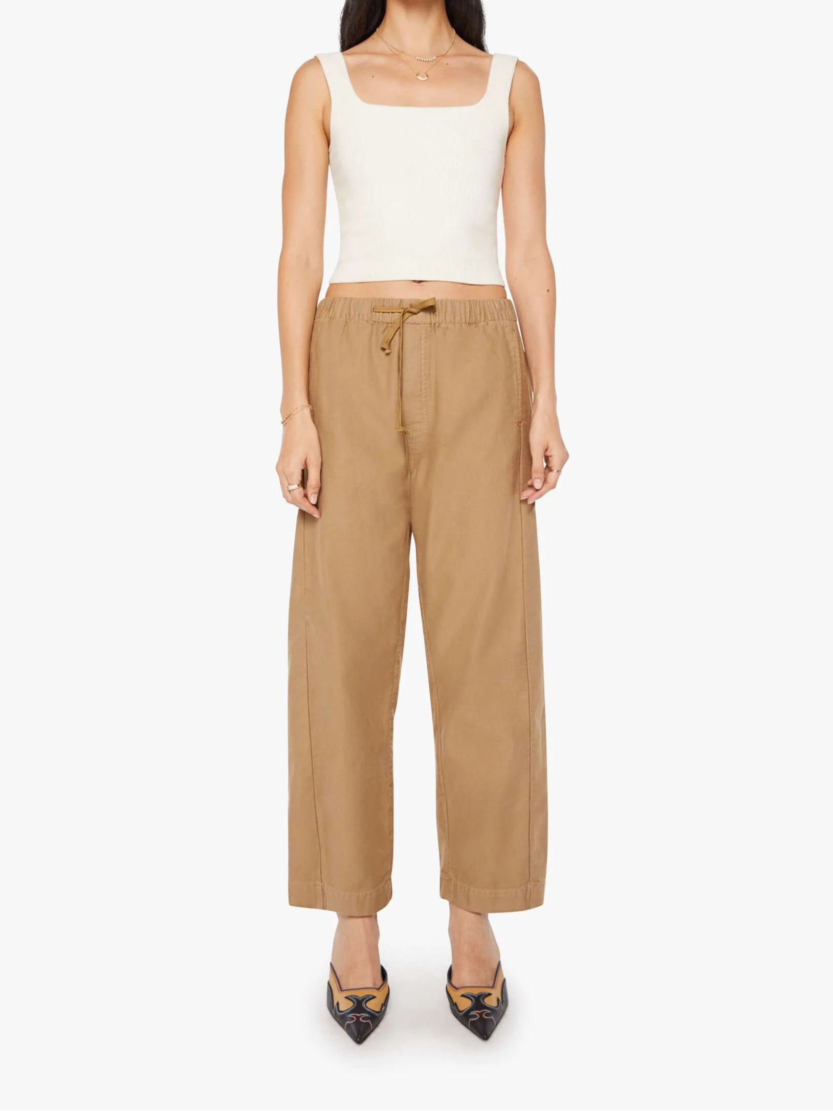 The Drawn Half Pipe Ankle full body front