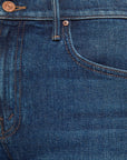 Close up of jeans whiskering wash