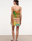 Laura Linen Mini Dress full body back