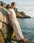 Lima Metallic Cotton Pant side