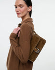 Harlow Bag Cigar on shoulder