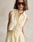 Katja Top Plaid front