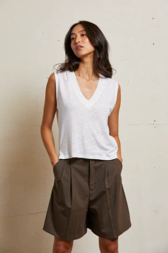 Perfect White Tee Lucy Tank front view