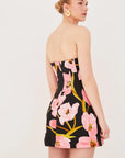 Ines Strapless Mini Dress back and side view