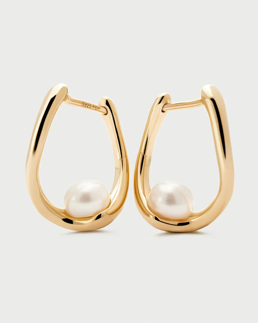La Perla Aura Hoops side by side