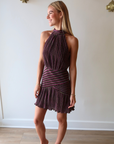 Lark Halter Mini Dress full body front