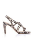 Viv Strappy Sandal Snake side