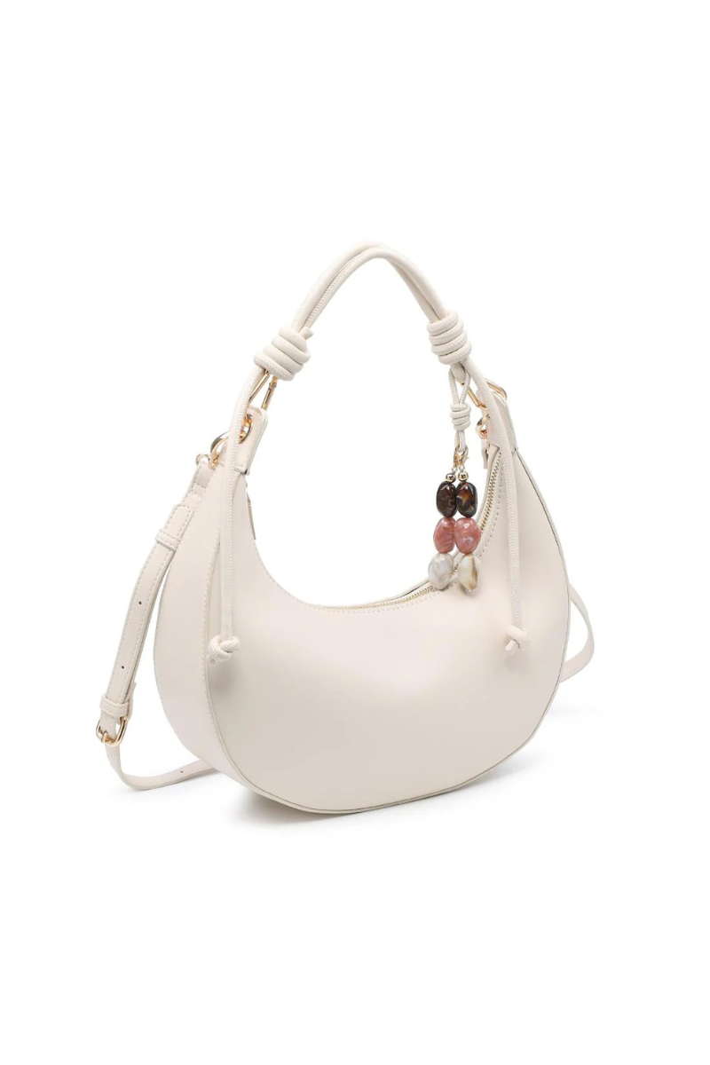 Emilia Hobo Bag side/front view