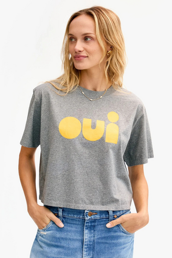 Clare V Le Carre Oui Tee front size S