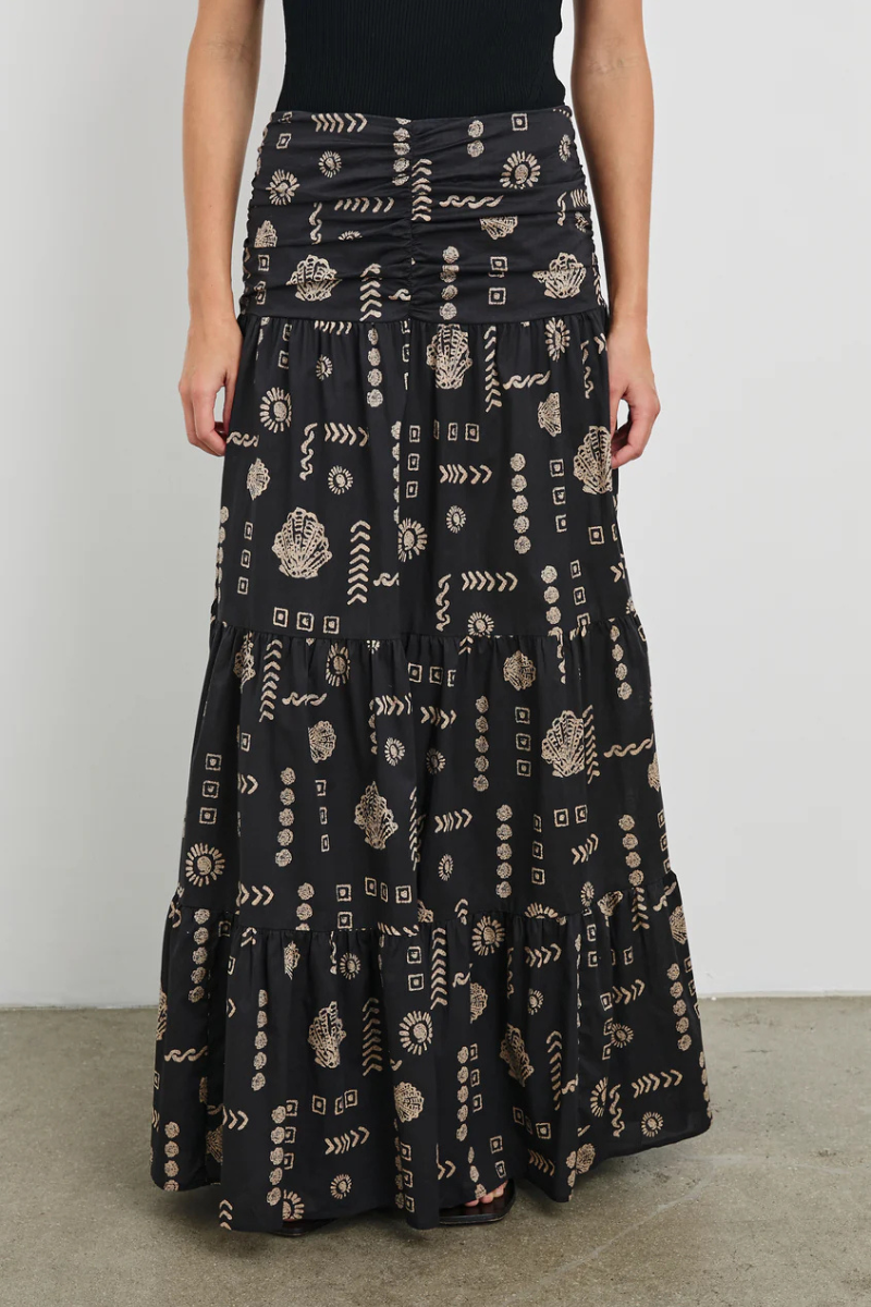 Rails Agatha Shells Maxi Skirt front