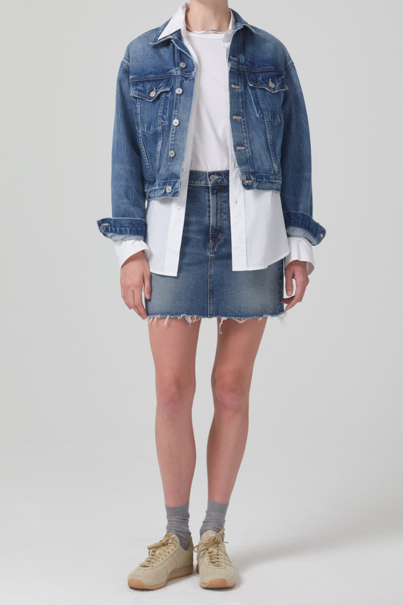 Citizens of Humanity Dulce Denim Jacket open front