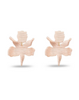Lele Sadoughi Raffia Paper Lily Earring by itself