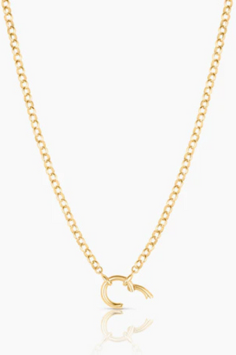 Thatch Vienna Charm Necklace 16-18in by itself, clip open