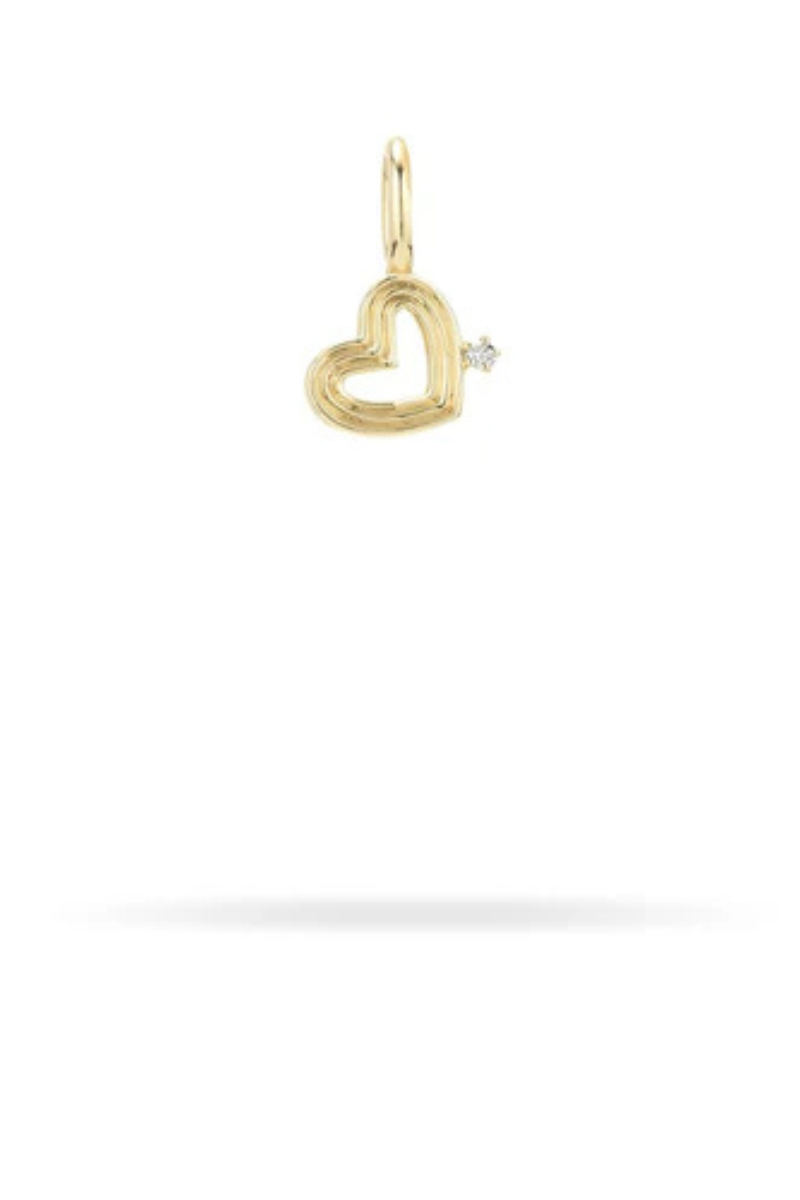 Adina Reyter Groovy Diamond Heart Mini Bead close up