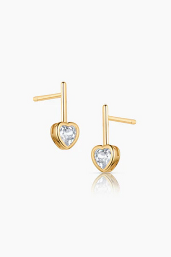 Thatch Noemi Heart Earrings by itself