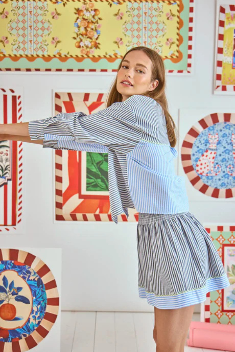 Hunter Bell Jemma Stripe Short side