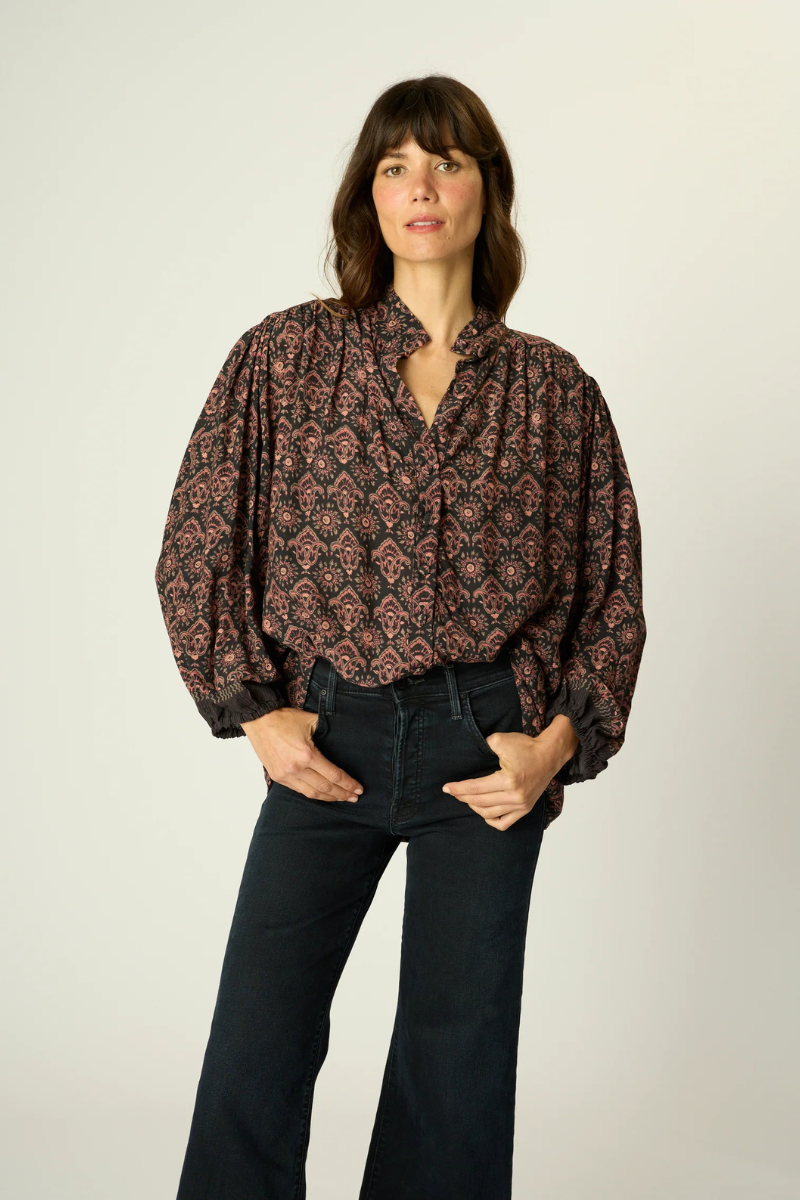 Natalie Martin Iris Long Sleeve Top with jeans