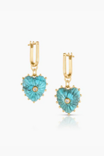 Thatch Isabel Howlite Earring by itself